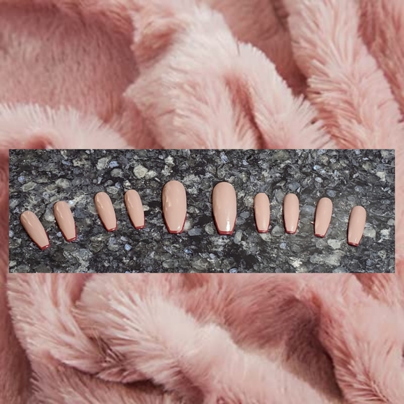 Delicately Nude Press on Nails - Picture 1 of 3